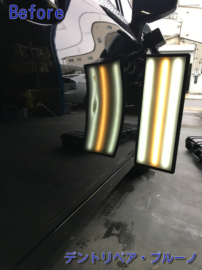 トヨタ プリウス 施工の様子